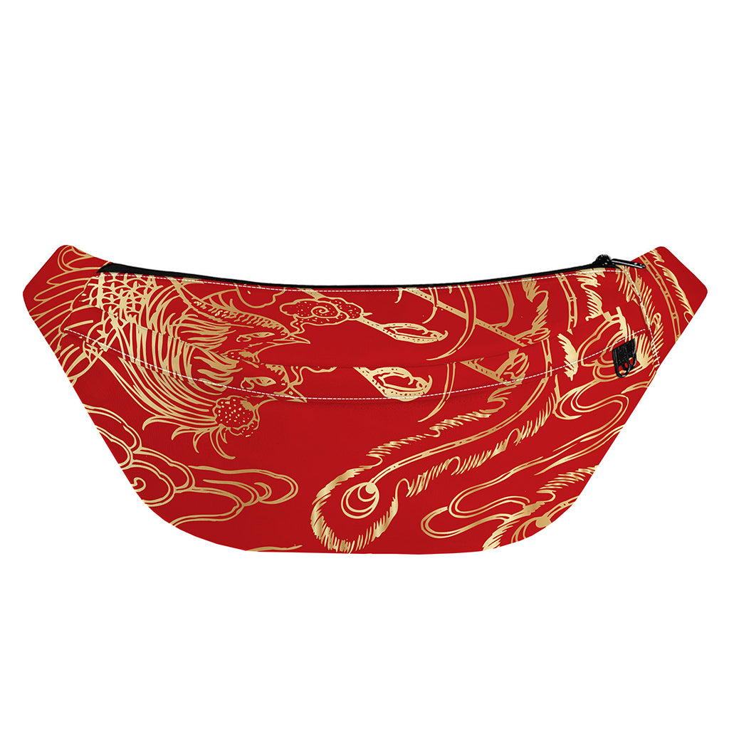 Chinese Phoenix Print Fanny Pack