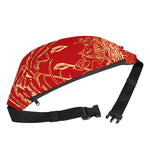 Chinese Phoenix Print Fanny Pack