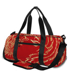 Chinese Phoenix Print Gym Bag