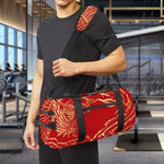 Chinese Phoenix Print Gym Bag