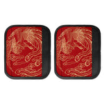 Chinese Phoenix Print Handle Covers