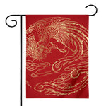 Chinese Phoenix Print House Flag