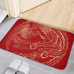 Chinese Phoenix Print Indoor Door Mat