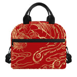 Chinese Phoenix Print Insulated Lunch Bag