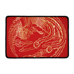 Chinese Phoenix Print Kitchen Mat