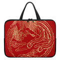 Chinese Phoenix Print Laptop Sleeve With Handle