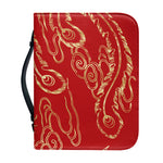 Chinese Phoenix Print Leather Bible Cover
