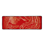 Chinese Phoenix Print Long Kitchen Mat