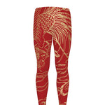Chinese Phoenix Print Men's leggings