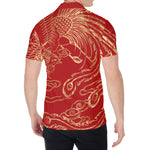 Chinese Phoenix Print Men's Shirt