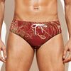 Chinese Phoenix Print Men's Swim Briefs