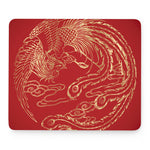 Chinese Phoenix Print Mouse Pad