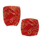 Chinese Phoenix Print Office Chair Cover