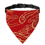 Chinese Phoenix Print Over The Collar Dog Bandana