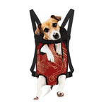 Chinese Phoenix Print Pet Carrier Backpack