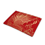 Chinese Phoenix Print Pet Cooling Mat Cover