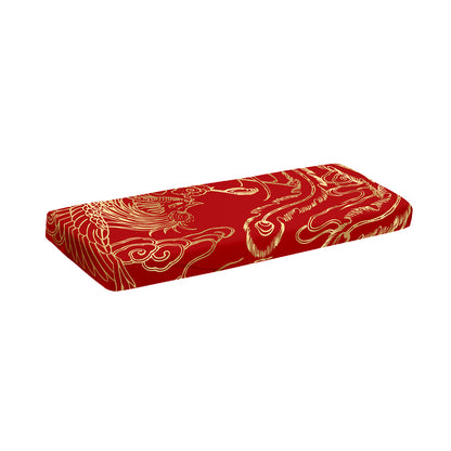 Chinese Phoenix Print Piano Keyboard Cover