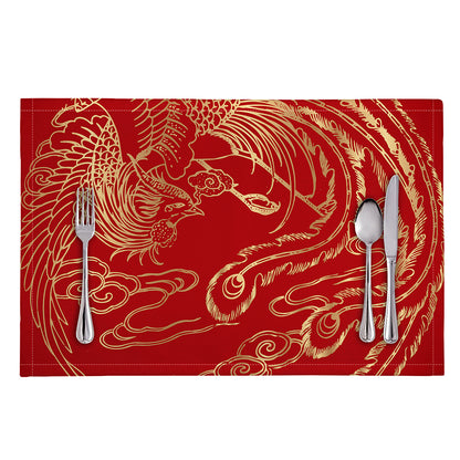 Chinese Phoenix Print Placemat