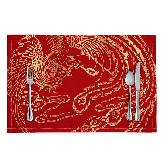 Chinese Phoenix Print Placemat