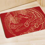 Chinese Phoenix Print Polyester Doormat