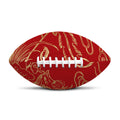Chinese Phoenix Print Rugby Ball