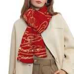 Chinese Phoenix Print Scarf