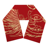 Chinese Phoenix Print Scarf