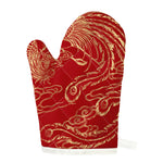 Chinese Phoenix Print Single Oven Mitt