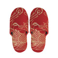 Chinese Phoenix Print Slippers