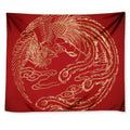 Chinese Phoenix Print Tapestry