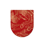 Chinese Phoenix Print Toilet Lid Cover