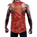 Chinese Phoenix Print Training Tank Top