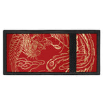 Chinese Phoenix Print Trifold Wallet