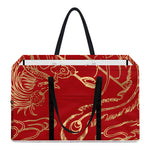 Chinese Phoenix Print Utility Tote Bag