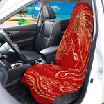 Chinese Phoenix Print Waterproof Car Seat Cover
