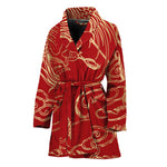 Chinese Phoenix Print Women's Bathrobe