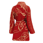 Chinese Phoenix Print Women's Bathrobe