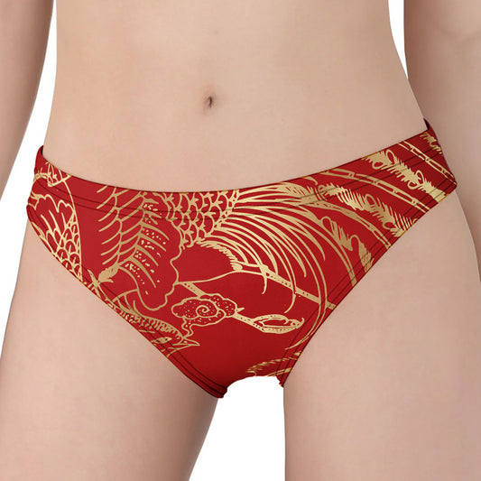 Chinese Phoenix Print Women's Panties