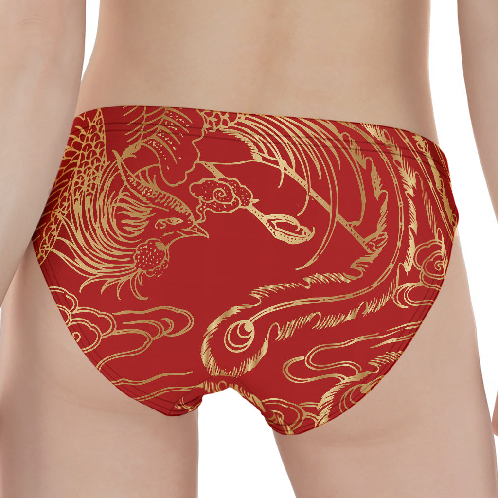 Chinese Phoenix Print Women's Panties