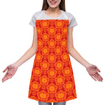 Chinese Prosperity Symbol Pattern Print Adjustable Apron