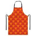 Chinese Prosperity Symbol Pattern Print Bib Apron With Pocket
