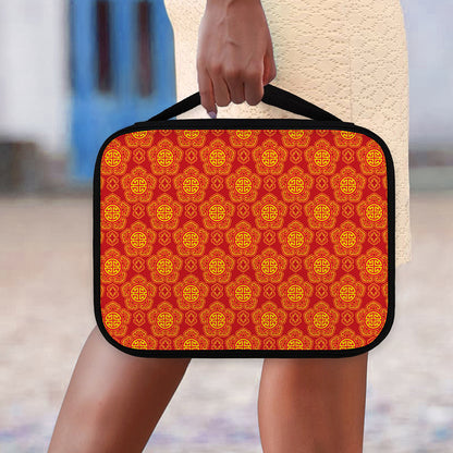 Chinese Prosperity Symbol Pattern Print Classic Bible Case