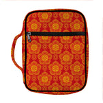 Chinese Prosperity Symbol Pattern Print Front Pocket Bible Bag