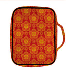 Chinese Prosperity Symbol Pattern Print Front Pocket Bible Bag