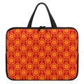 Chinese Prosperity Symbol Pattern Print Laptop Sleeve With Handle