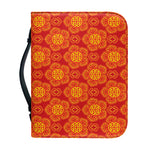 Chinese Prosperity Symbol Pattern Print Leather Bible Cover
