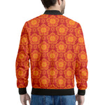 Chinese Prosperity Symbol Pattern Print Men's Bomber Jacket