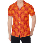 Chinese Prosperity Symbol Pattern Print Men's Shirt