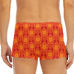 Chinese Prosperity Symbol Pattern Print Men's Short Boxer Briefs