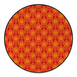 Chinese Prosperity Symbol Pattern Print Round Floor Mat